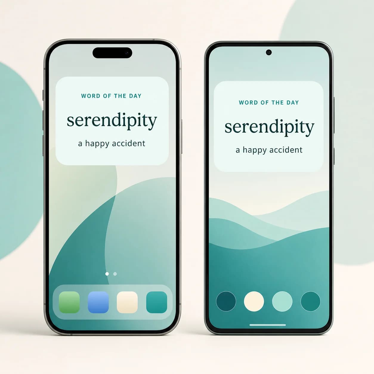 Виджеты A-Dictionary на iPhone и Android